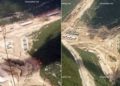 Imágenes aéreas de las bases sirias