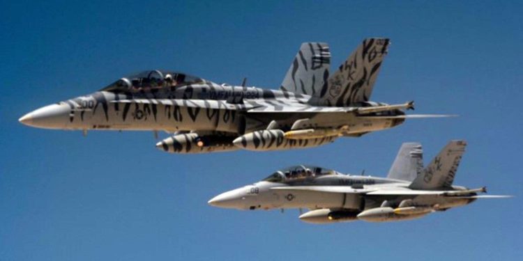 Incidente entre un drone iraní y un caza F-18 estadounidense en el Golfo Pérsico
