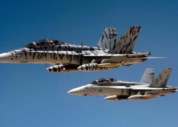 Incidente entre un drone iraní y un caza F-18 estadounidense en el Golfo Pérsico