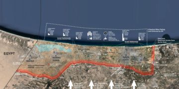 Las FDI revelan detalles de la barrera subterránea para frenar los túneles de Hamás