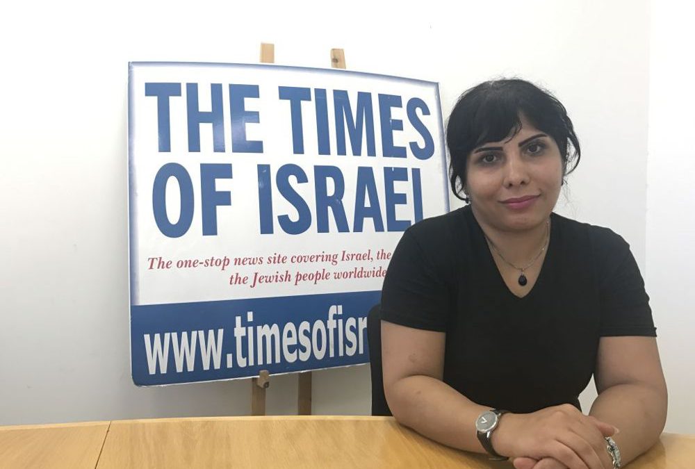 Neda Amin, la blogger iraní agradeció a Israel por salvar su vida