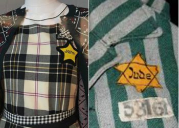 Polémica por un vestido similar a las ropas del holocausto