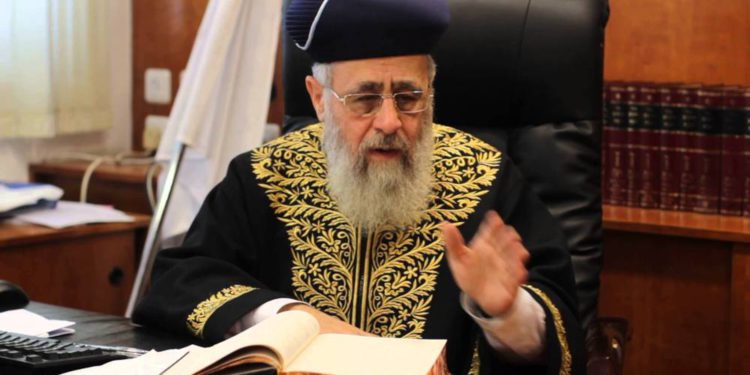 Gran Rabino de Israel: “Si un terrorista viene a asesinarte, es un mandamiento que lo mates”