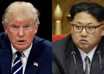 El presidente estadounidense Donald Trump y el dictador norcoreano Kim Jong-un
