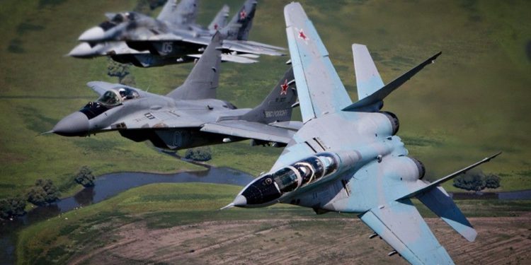 OTAN practica intercepción de aviones rusos sobre el Báltico