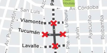 Cortes de calles por la Visita oficial de Netanyahu a Argentina