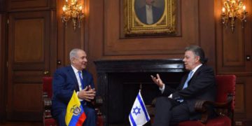 Arribó a Colombia el primer ministro israelí Benjamín Netanyahu