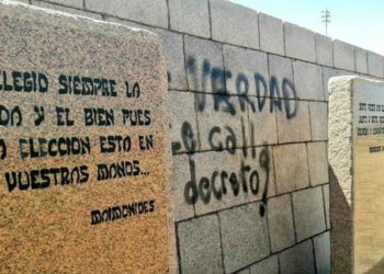 Municipalidad de Montevideo limpió memorial del Holocausto vandalizado