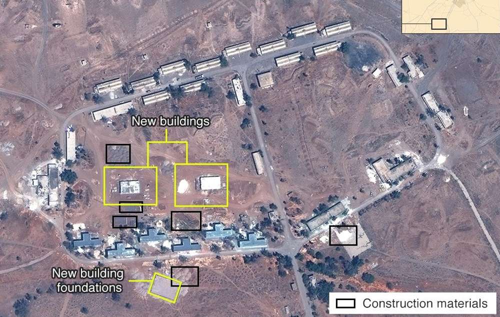 Base mitiar de Irán en Siria