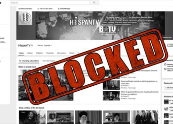 Google las cuentas de la cadena iraní en español HispanTV