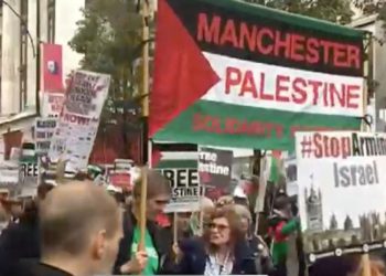 Miles de anti-Israel marchan en Londres contra la Declaración Balfour