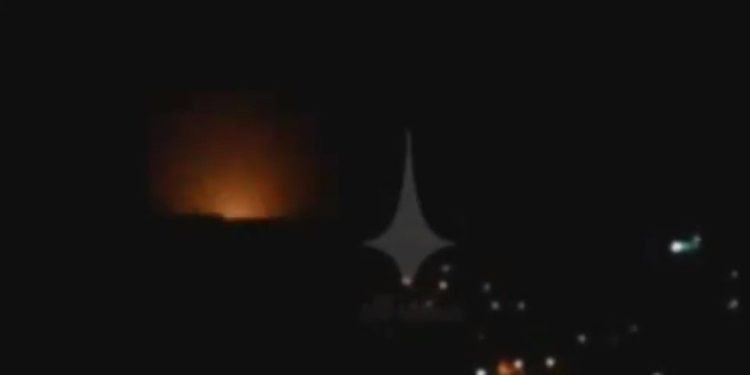 Se reportaron aviones israelíes en un sitio militar sirio cerca de Damasco