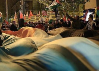 Manifestación en España contra el reconocimiento de Trump sobre Jerusalém