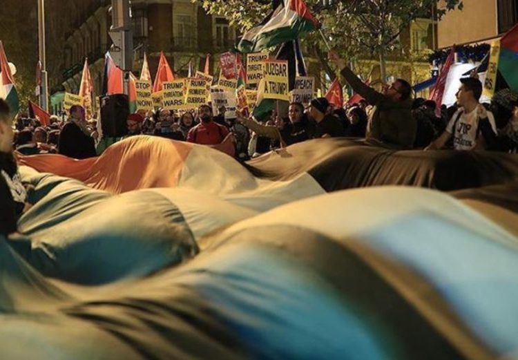 Manifestación en España contra el reconocimiento de Trump sobre Jerusalém