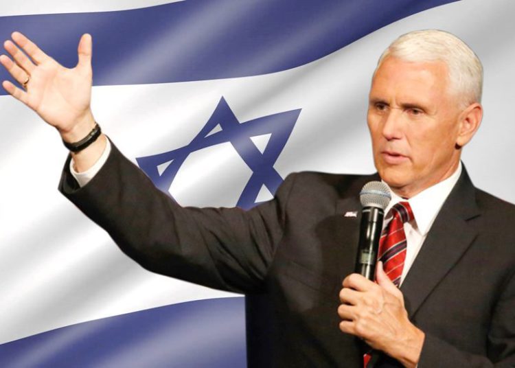 Mike Pence promete apoyar a Israel en su lucha contra Irán