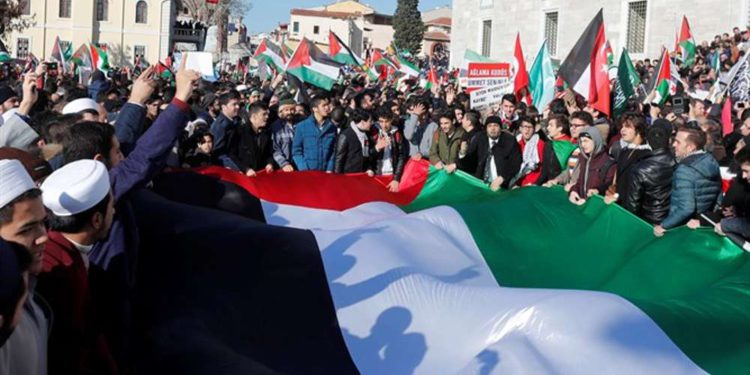 Multitudinaria manifestación en Turquía: ¡Jerusalém es nuestra y lo seguirá siendo!