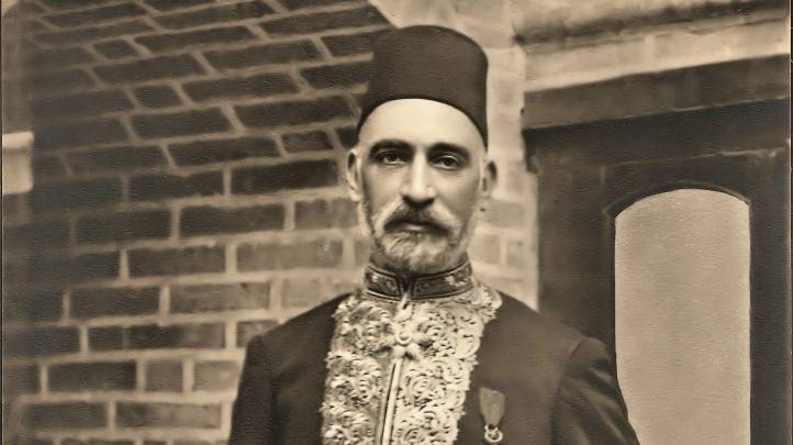 Sir Sassoon Eskell, un judío Baghdadi que se desempeñó como primer ministro de finanzas de Iraq y fue un jugador clave en la fundación del primer reino. (Cortesía: wikipedia)
