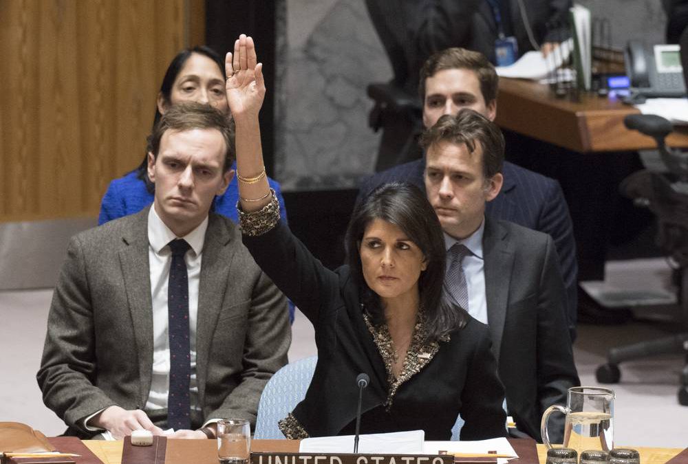 EE.UU bloqueó declaración de la ONU "en defensa de los pacíficos manifestantes palestinos"