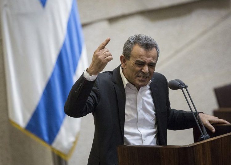 Diputado árabe israelí: “la bandera de Israel es peor que un trapo”