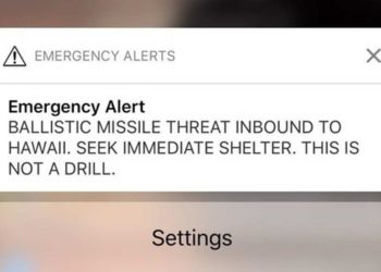 Alerta Misil Hawaii