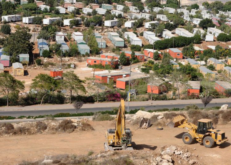 Construcción en Judea y Samaria (Foto: Flash 90)