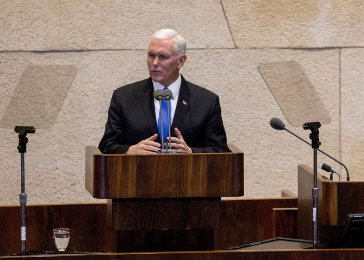 Texto completo: Discurso del Vicepresidente estadounidense Mike Pence en la Knesset de Israel