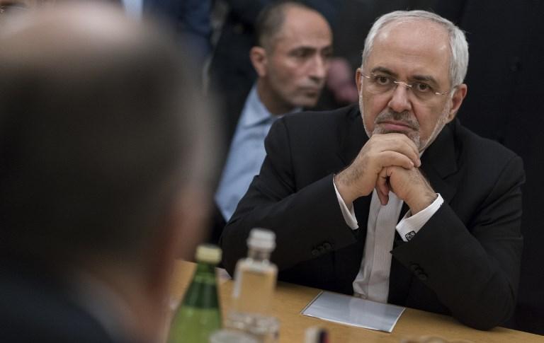 El ministro de Asuntos Exteriores de Irán, Mohammad Javad Zarif, asiste a una reunión con su homólogo ruso en Moscú el 10 de enero de 2018. (AFP Photo / Pool / Alexander Zemlianichenko)