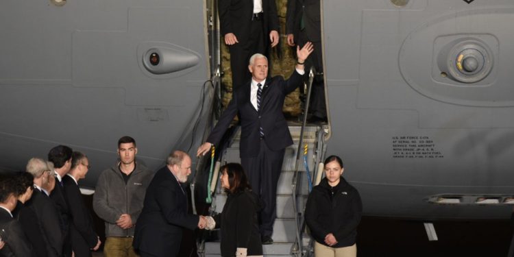 Mike Pence aterriza en Israel
