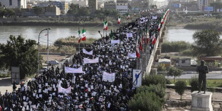 Tras 6 días de protestas opositoras y 21 muertos, Irán organizó marcha “contra la violencia” al grito de “¡muerte a Israel!”