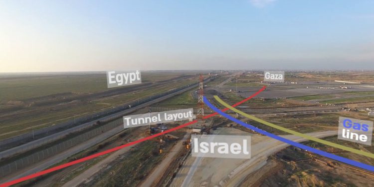 Trayectoria de túneles de Hamas