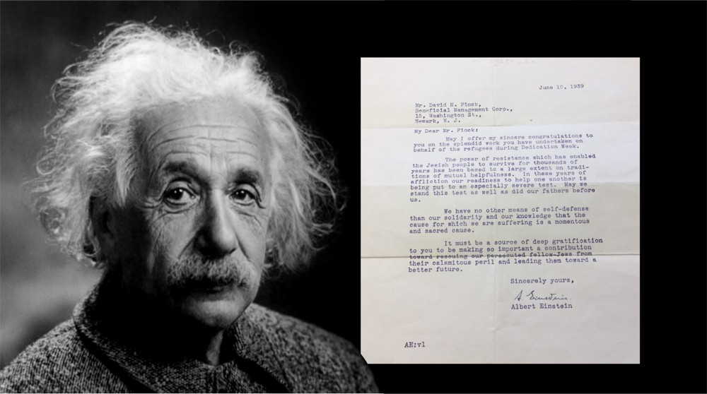 Revelan carta de Einstein agradeciendo a un estadounidense por ayudar a