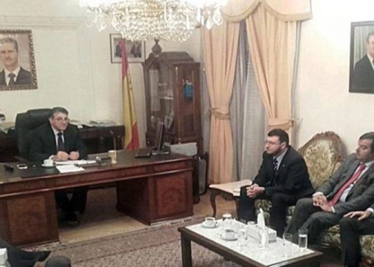 Delegación española expresó solidaridad con Siria frente al “terrorismo respaldado por la entidad sionista”
