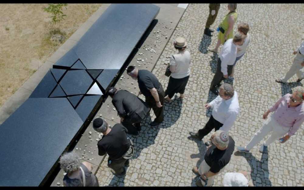 El monumento a las víctimas del pogromo Kielce. (Captura de pantalla, cortesía)