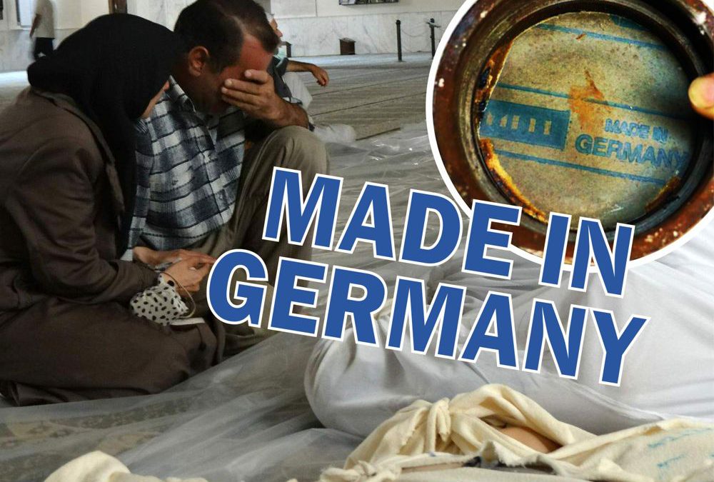 Ataque químicos de Siria con armamento iraní con componentes alemanes