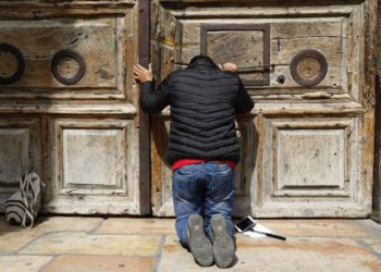 Iglesia del Santo Sepulcro de Jerusalem cierra debido a las restricciones por el coronavirus