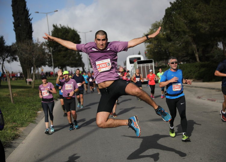 35.000 corredores en la mayor maratón de Jerusalem de la historia de la capital