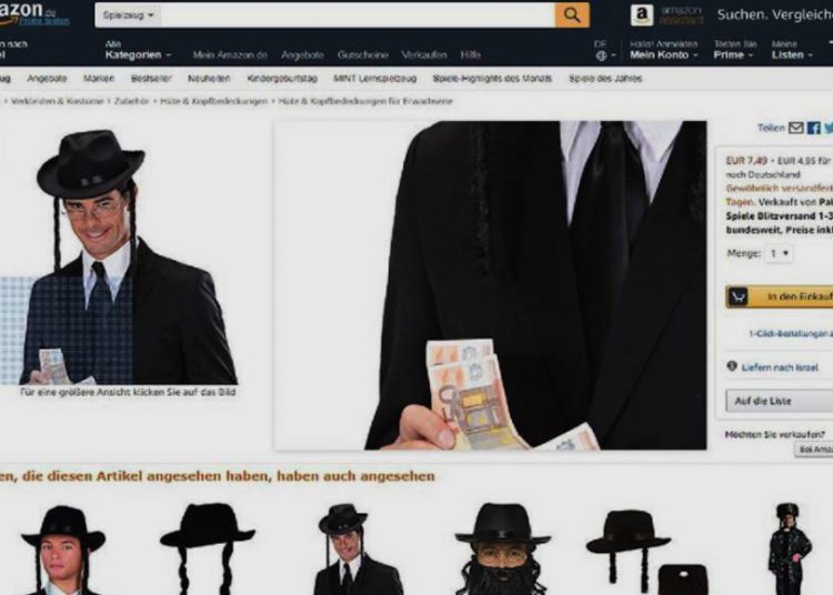 Amazon Alemania retira anuncio de disfrazar rabino mostrando dinero