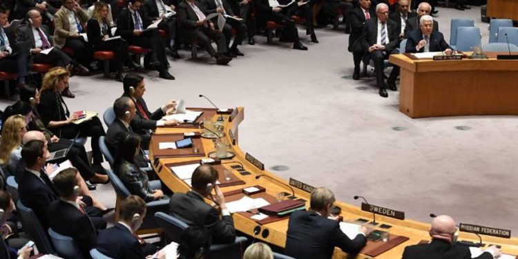 Autoridad Palestina llama a invalidar los vetos de EE.UU en el Consejo de Seguridad