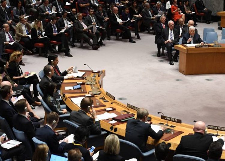 Autoridad Palestina llama a invalidar los vetos de EE.UU en el Consejo de Seguridad
