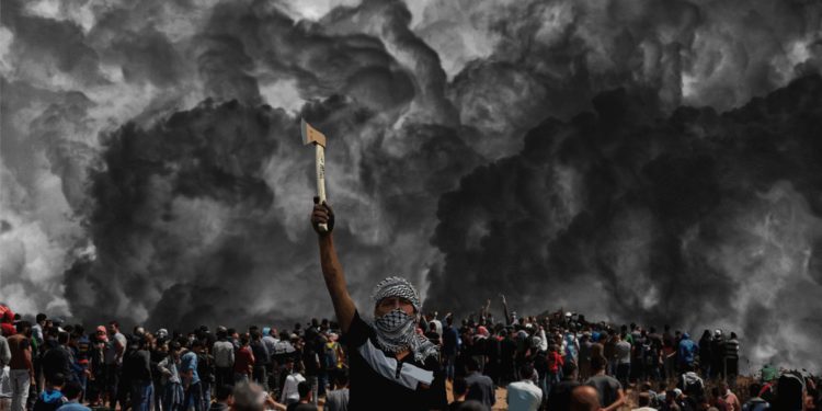 Palestinos - Una marcha para destruir a Israel - Gaza