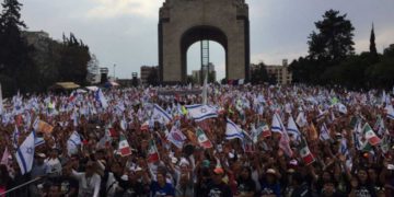 Miles de evangélicos marcharon en apoyo a Israel en México