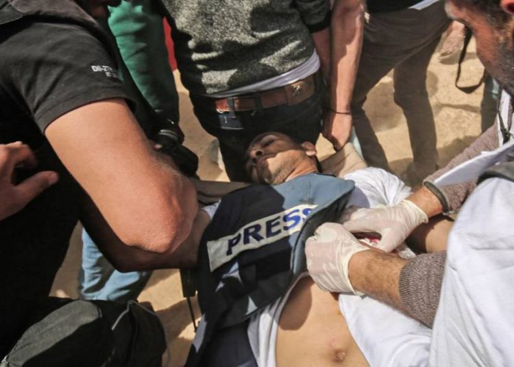 Periodista palestino herido durante segunda “Marcha del Retorno” muere