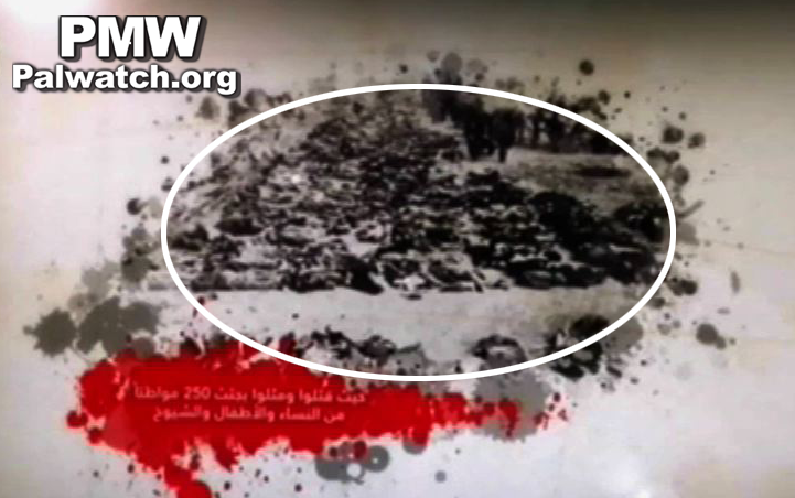 TV palestina difunde imágenes de víctimas del Holocausto como “árabes asesinados por judíos”