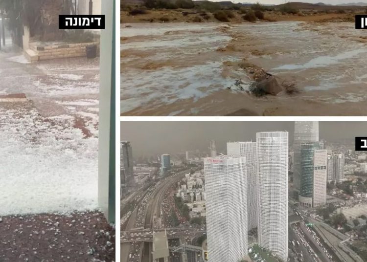 Tormenta en todo Israel, joven de 17 arrastrado por inundación murió