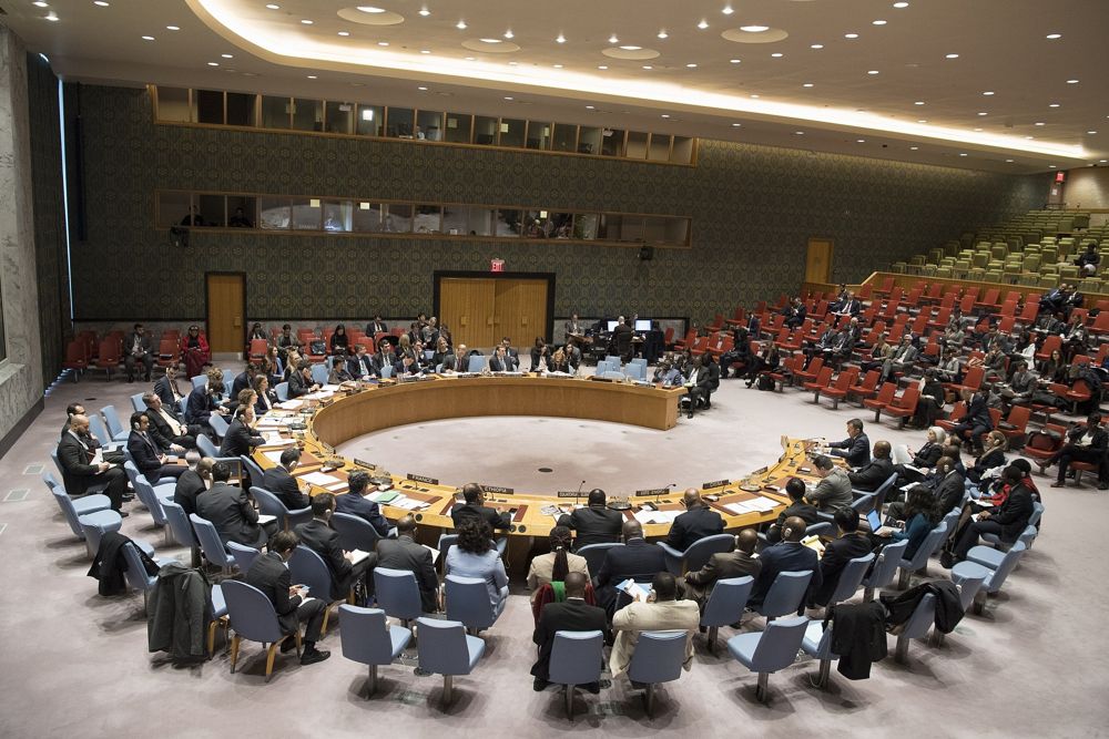 Una reunión del Consejo de Seguridad de la ONU el 26 de febrero de 2018. (Eskinder Debebe / ONU)