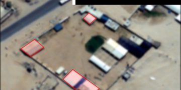 FDI lanza imágenes satelitales de objetivos de Gaza alcanzados en ataques de represalia