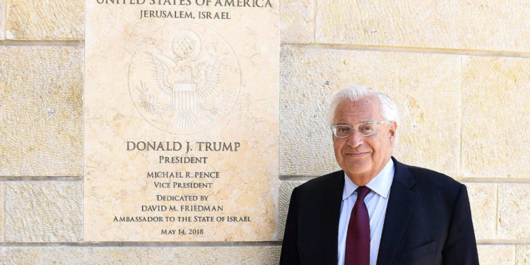 Embajador David Friedman: Los republicanos apoyan a Israel más que los demócratas
