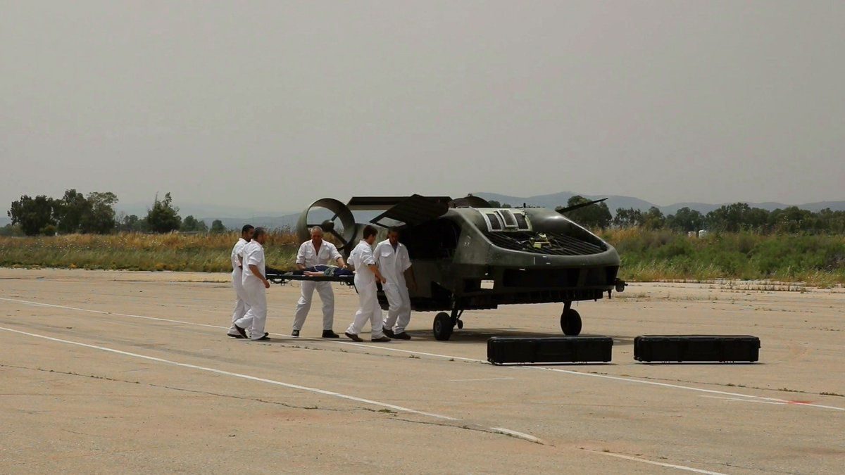 El nuevo avión no tripulado de Israel capaz de evacuar a heridos