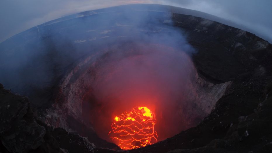 El volcán Kilauea visto desde el aire (Reuters)