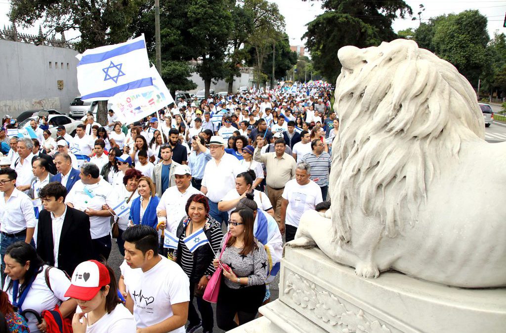 Guatemala celebró en sus calles la independencia de Israel
